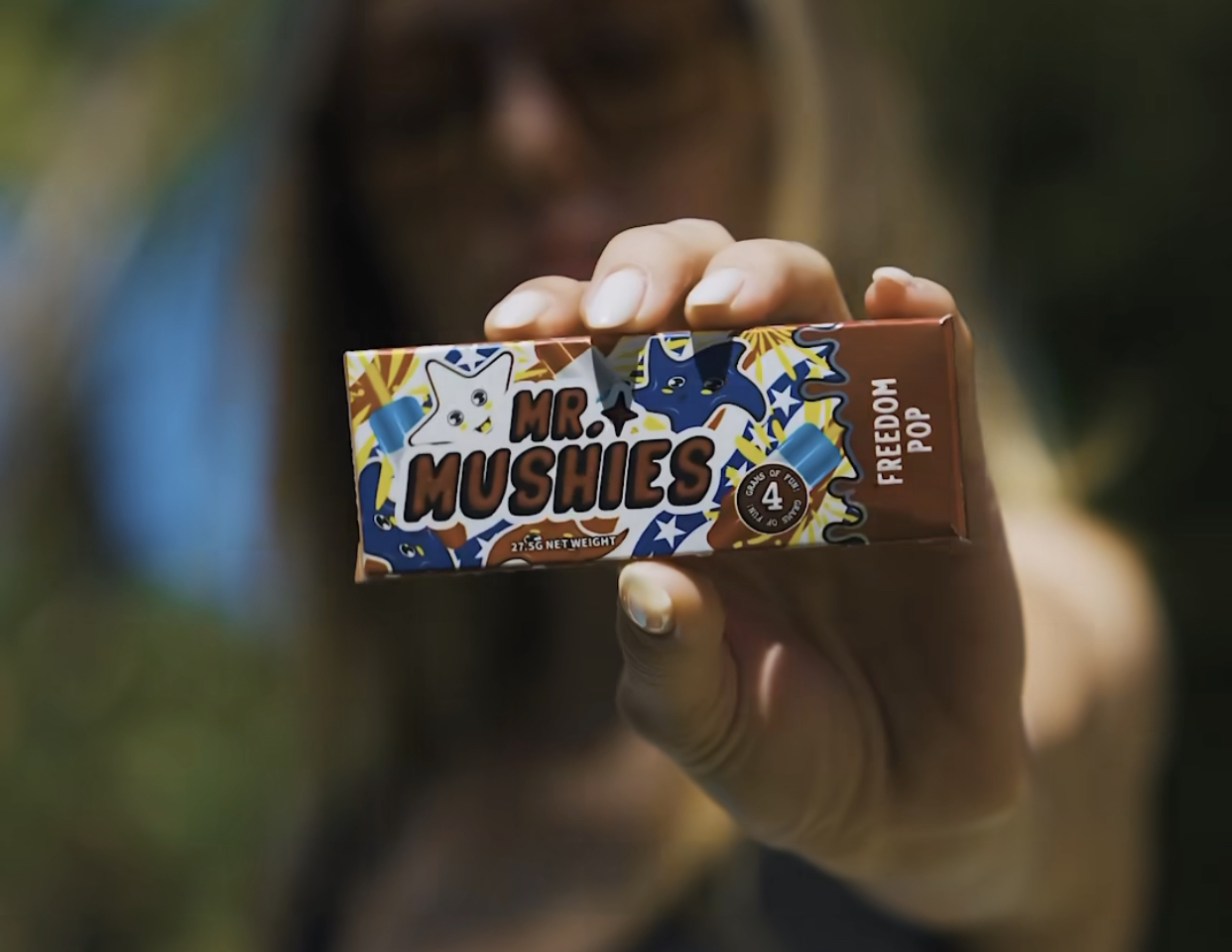 Buy Mr Mushies Freedom Pop 4G Mushroom Chocolate Bars Online Mr Mushies