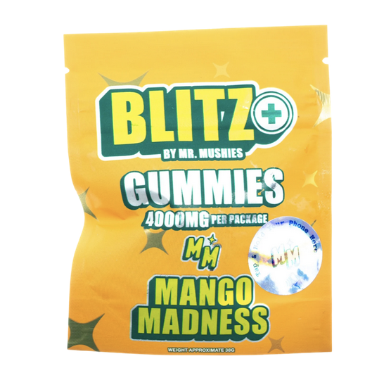 Mango Madness Blitz+ Gummies by Mr. Mushies