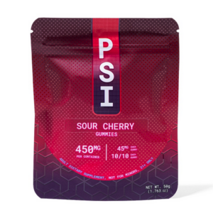 PSI Mushroom Extracts Gummies Sour Cherry