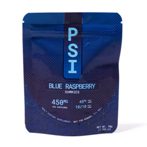 PSI Mushroom Extracts Gummies Blue Raspberry