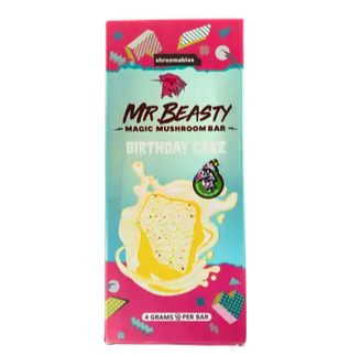 Mr. Beasty Birthday Cake 4G Mushroom Chocolate Bars