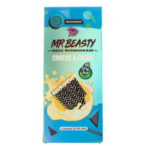 Mr. Beasty Cookies & Cream 4G Mushroom Chocolate Bars