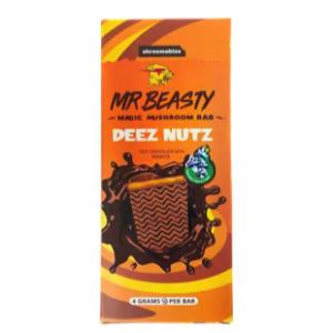 Mr. Beasty Deez Nuts 4G Mushroom Chocolate Bars