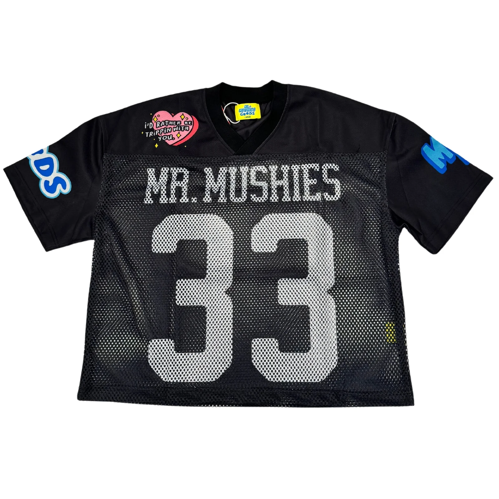 Mr. Mushies Game Day Jersey Black