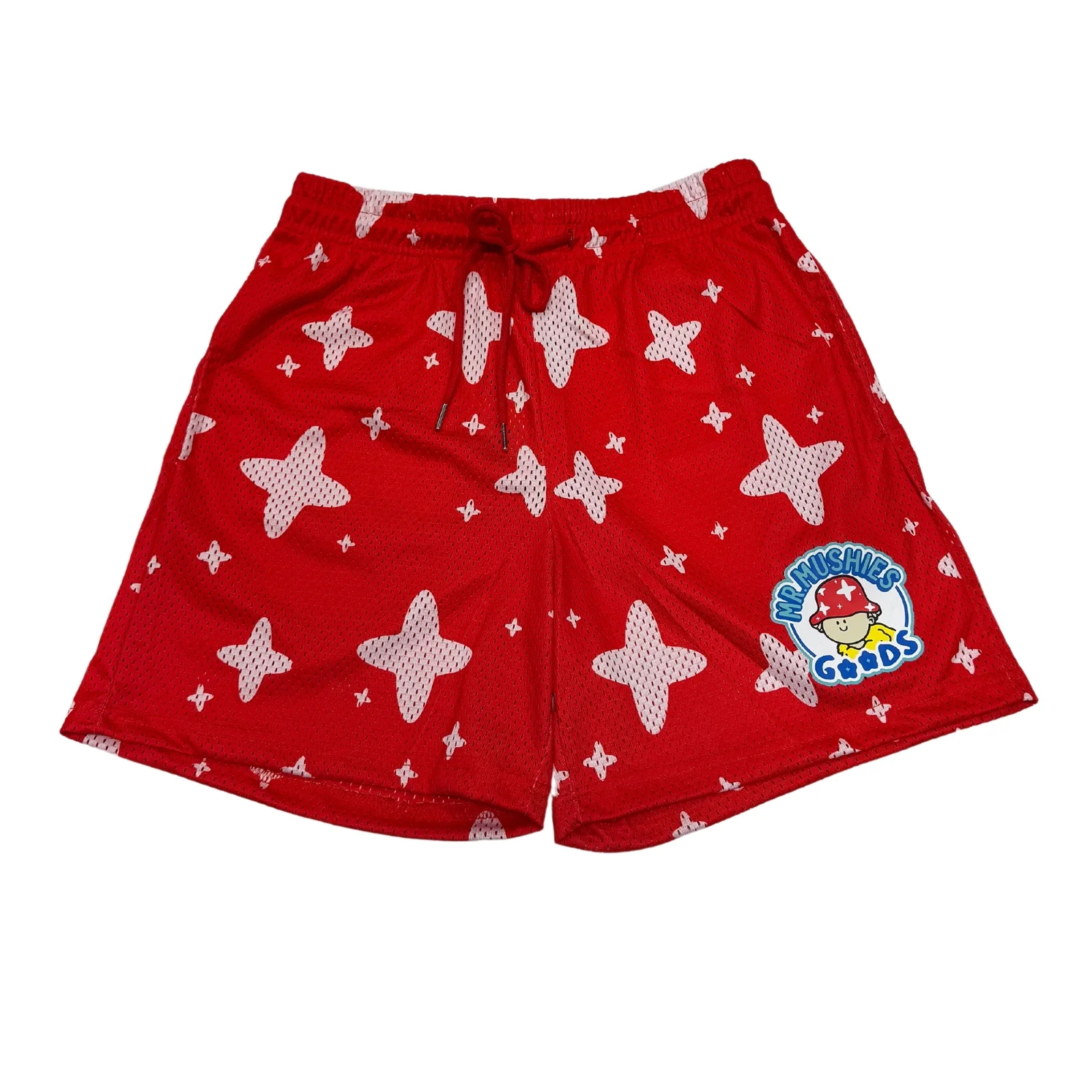 Mr. Mushies Star Red Shorts
