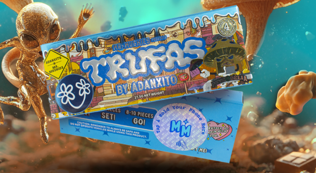 Mr Mushies x Adanxito: Trufas Chocolate Bars