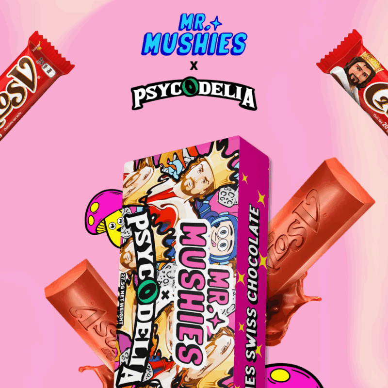 Mr. Mushies x Psycodelia: Taste the Trip